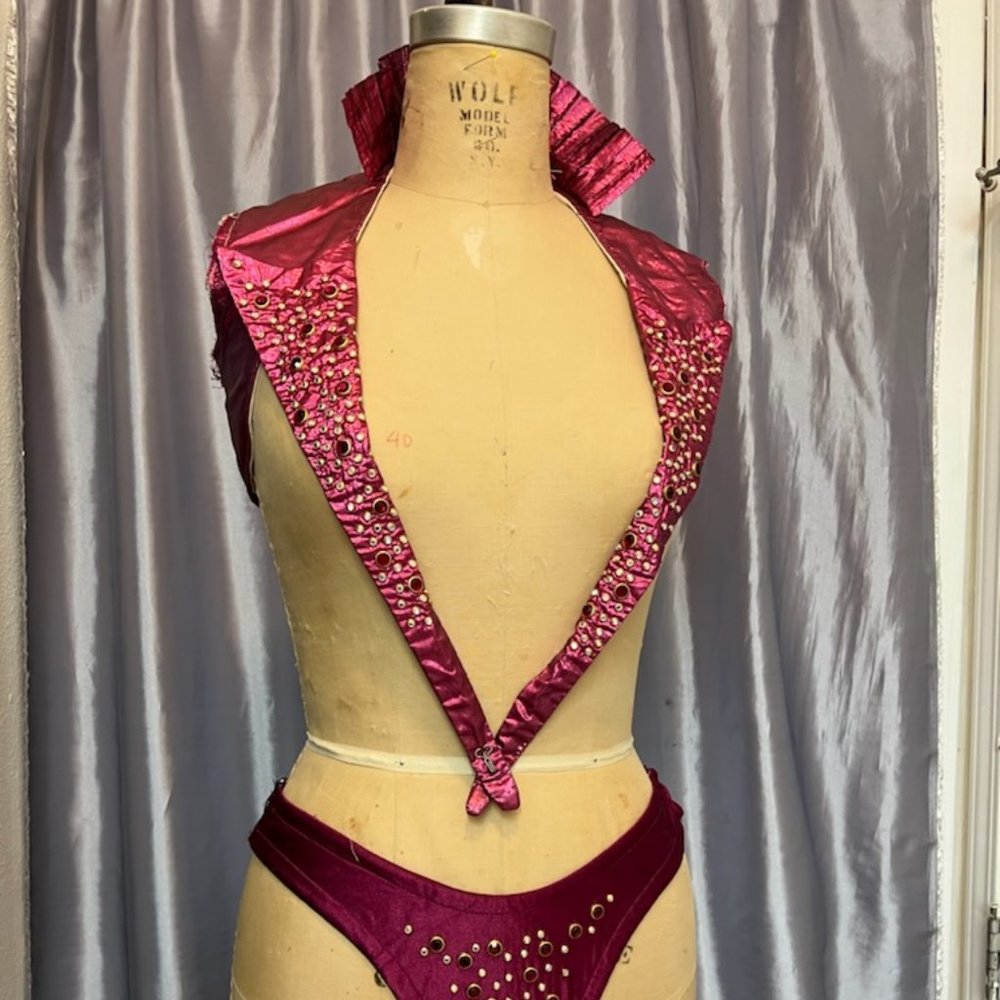 AUTHENTIC LAS VEGAS  SHOWGIRL COSTUME